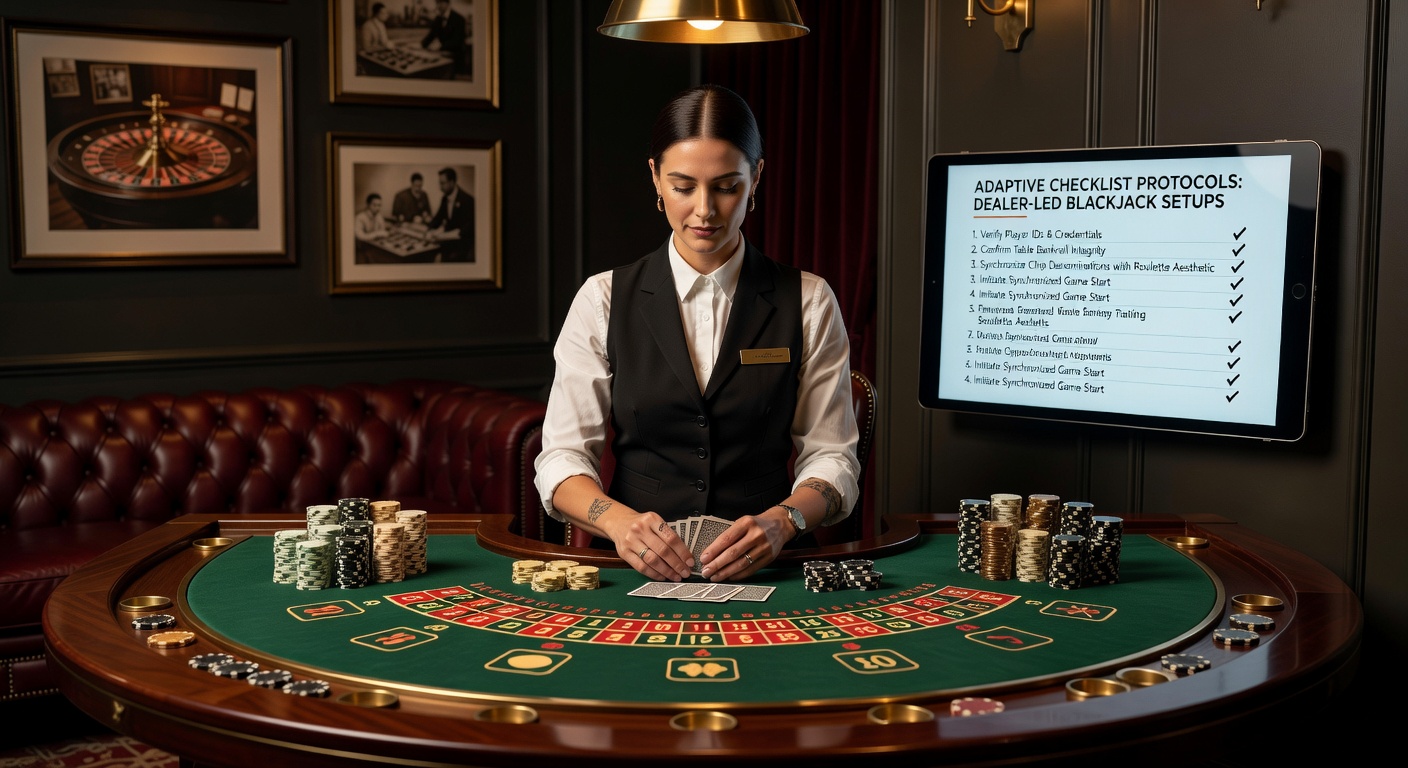 Vintage roulette wheel and blackjack table setup in a private rental event with green felt and classic decor elements